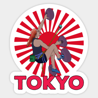 Sport Climbing Tokyo Sticker